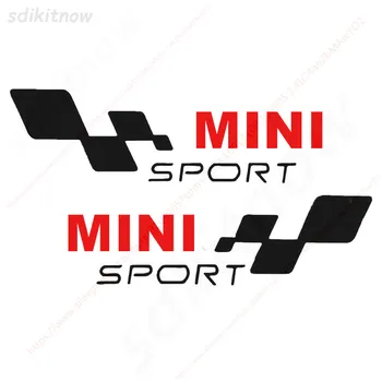 2018 Nye 2stk Bil Krop Windows Sports Racing PVC-Mærkat Mærkat Styling Til Mini Cooper R50 R52 R53 R56 R57 R58 R60 images