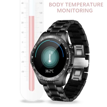 2021 LIGE Bluetooth Opkald, Smart Ur Mænd Vandtæt Kroppens Temperatur Overvågning Sundhed Fitness Smartwatch Til Android, IOS Telefon images