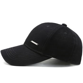 2021 Nye Classic Fashion Sort Kendte Baseball Cap Solid Mænd Hatte og Caps Snapback Far Hatte Baseball Hat Luksus-Høj Kvalitet images