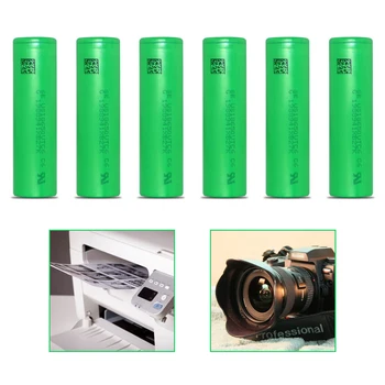 3.6 V 3000 mAh 18650 Batteri Li-Ion Genopladeligt for Sony Lommelygte Elektriske Værktøjer US18650VTC6 18650 20A 3000mAh Batteri images