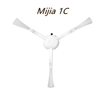 3-arm Vaskbar Hvid Kvarts sidebørste Erstatning for Xiaomi Mijia 1C Dreame F9 Robot Støvsuger Mi Robot Tilbehør Dele images