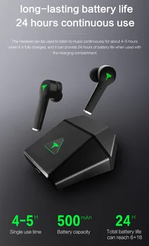 38s TWS Spil Trådløse Hovedtelefoner Touch Vandtæt Lav Forsinkelse Bluetooth Headset Stereo-Tung Bass-Noise Reduction In-Ear Hovedtelefoner images