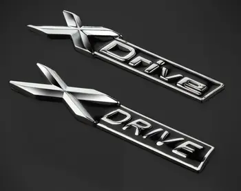 3D-Krom Metal XDRIVE X-DREV, Emblem, Logo Klistermærke Badge Decal Bil Styling Til BMW X1 X3 X5 X6 E36 E53 E90 F10, F30 e46 E90 E60 images