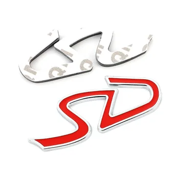 3D Metal SD-U-Logo-Badge Emblem Bil Mærkat Mærkat for BMW MINI Kobber R55 R56 R60 R61 Clubman F55 F56 F60 Landsmand Car-Styling images