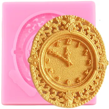 3D-Ur Shape Silicone Mold Se Cupcake Topper Chokolade Fondant Mould Kage Udsmykning Værktøjer Slik Polymer Ler Forme images