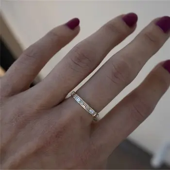 3pcs Pink Krystal Ringe til Kvinder Mode Gul Guld Farve Bryllup Kvinders Ring 2021 Luksus Mærke Smykker Gaver Tilbehør images