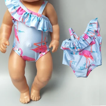 43 cm Baby Doll tøj Bikini til 18 Tommer pige dukke Svømning bære images