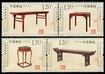 4stk/Sæt Nye Kina Post Stempel 2012-12 Møbler af Ming-og Qing-Dynastierne Forsynet med Stempler, MNH images