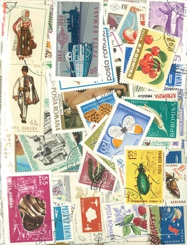 50stk Emne Stempel, Rumænien Frimærker, der Alle er Forskellige, INGEN Gentagelse Ubrugte Markeret Frimærker til Indsamling images