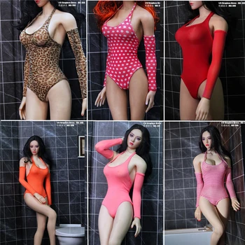 7 Farve 1/6 Kvinders Figrue Tøj Sexet Badedragt, Bikini Bodysuit Slynge til 12 Inches TBLeague Jiaou Action Figurer, Tøj images