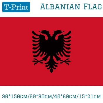 90*150 cm/60*90cm/40*60 cm/30x45cm/15*21cm albanske Flag 3ftx5ft Polyester Flag Til World Cup National Dag, Olympiske lege images