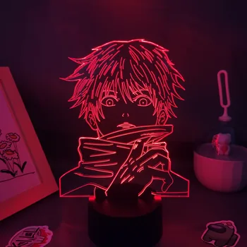 Anime Jujutsu Kaisen Figur Satoru Gojo 3D LED-Lava Lampe RGB-Neon-Nat Lys Soveværelse Tabel Indretning Fødselsdag Manga Gave Til en Ven images
