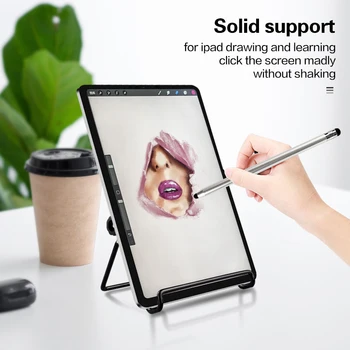 ANKNDO Sammenklappelig Tablet-Holder Stand For Ipad Mini Ipad Metal Holder Fleksibel Telefon holder Til Iphone Xiaomi Bruser Indehaveren Montere images