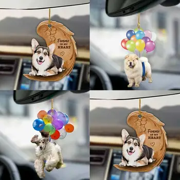 Bil farve ballon kat vedhæng, bil bakspejl vedhæng, rygsæk nøglering images
