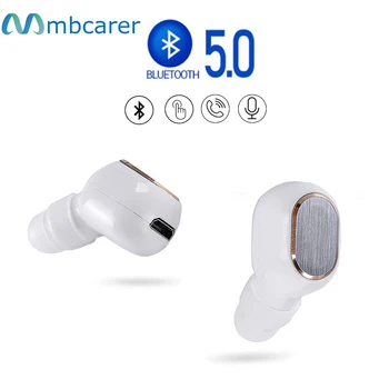 Bluetooth-5.0 Hovedtelefoner Trådløse Hovedtelefoner Sport Earbuds Mini Hovedtelefon til iPhone I Øret Stereo Headset Med Mic for Xiaomi images