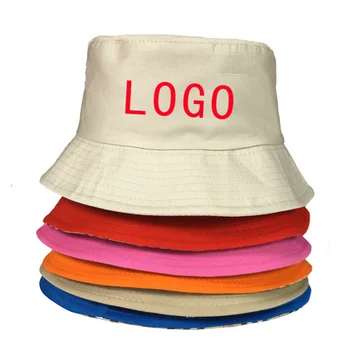 Bucket Hat Reklamer Tilpasset Kvinders Hætte til Beskyttelse af Solen Mænds Hat Kvinders Sommer Hat Udskrivning Logo Unisex Caps Designer Hat images