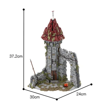 BuildMoc Arkitektur MOC Skaberen Ekspert Hus Spil Castle Dark Souls Smedje Butikker byggesten Mursten Arkitektur Toy Gave images