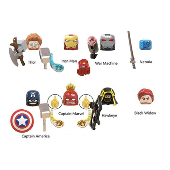 Disney Blokke Super Heroes byggesten Iron Man Mecha Hulk Mursten Thor Groot Action Figurer, Legetøj til Børn Fødselsdag Gaver images