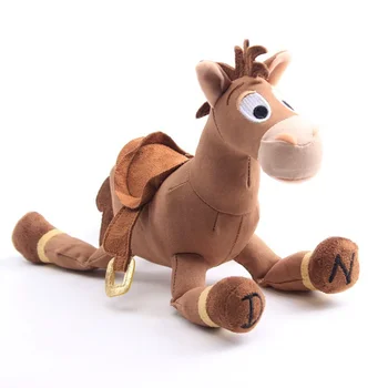 Disney Søde Kawaii Toy Story Woody Sheriff Bas Røde Hjerte Hest Tegnefilm Bløde Dukke Dukke Fødselsdagsgave Børns Plys Legetøj images