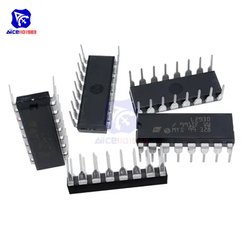 Diymore 5PCS/Masse IC-Chip, L293 L293D DIP16 DIP-16 Motor Driver Chip PAR PushPull 4 Kanal Modul IC-Chips images