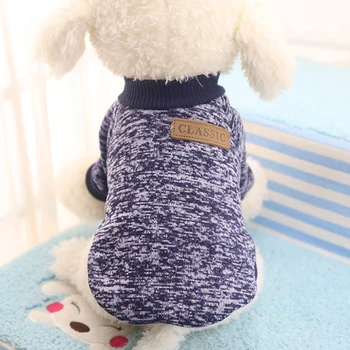 Dog Tøj til Små Hunde Blød Hund, Sweater, Tøj til Hunden Vinter Chihuahua Tøj Klassiske Pet Outfit Lille Hund Tøj images