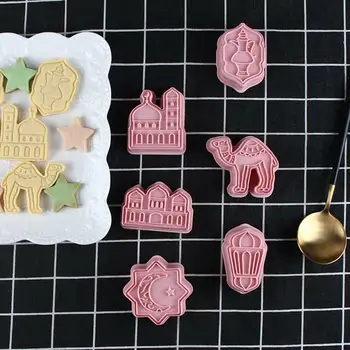 EID Kiks Skimmel Cookie Cutters DIY Kage Bagning Værktøjer Islamiske Muslimske Al-Adha Ramadan Dekoration Eid Mubarak Part Indretning images