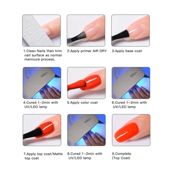 Fire Lily Termisk Farve Skiftende Gel Neglelak w/ Mat Effekt Glitter Temperatur Soak Off UV Gel Lak 5ml Nail Art images