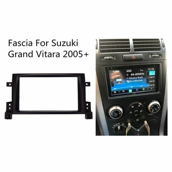 For Suzuki Grand Vitara 2005-Dobbelt Din Bil DVD, Stereo Radio Fascia Dash Panel Frame Trim 2 Din-Kit images