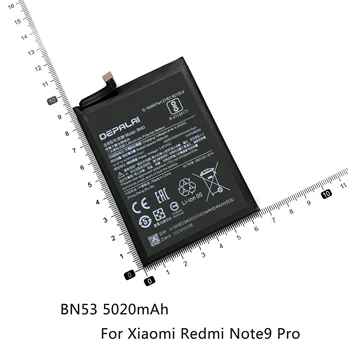 Høj kvalitet batteri BN52 BN53 BN57 BN61 BN62 For Xiaomi Redmi Note9S Note 9 Pro Note9 4G Pocophone X3 PocoX3 Batterier images