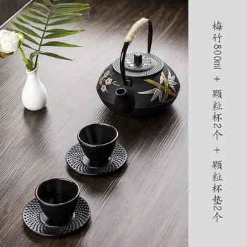 Japansk støbejerns Tekande, Elkedel Plum Blossom Tepotter 300 ml / 600ml/ 800ml images