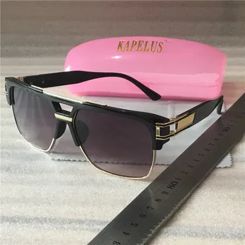 KAPELUS sunglasses Metal-ramme solbriller Menneske og halvt ramme solbriller Europæiske klassiske solbriller images