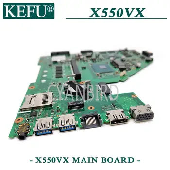 KEFU X550VX oprindelige bundkort for ASUS X550VX X550VQ X550V med 8 gb-RAM, I7-6700HQ GTX950M-2GB Laptop bundkort images