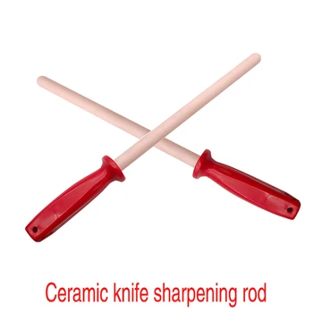 Kniven slibe rod, Wolfram stål Sort kulstof stål køkken gadgets Slagteri slagter Keramisk kniv slibning stang images