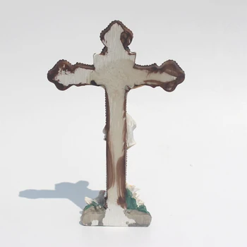 Krucifiks Jesu Kristi Kors Statue Figur For Bilen Hjem Kapel Indretning Figurer Dekoration Miniaturer Familie Bøn Forsyninger images