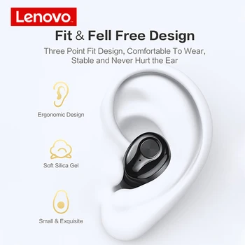 Lenovo HT18 TWS Trådløse Hovedtelefon Bluetooth-5.0 støjreduktion Hovedtelefoner LED Display Øretelefoner Volumen Kontrol HIFI Stereo Headset images
