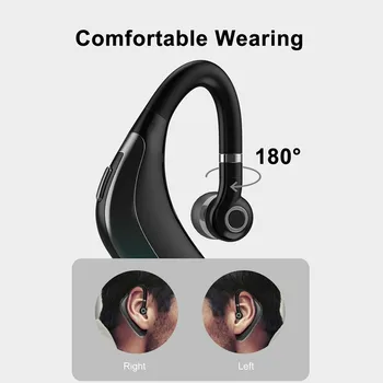 M60 Bluetooth Headset støjreducerende Stereo Hængende-Ear Trådløse Hovedtelefoner Lang Standby Opkald Hovedtelefoner Indbygget Mic&Højttaler Ny images