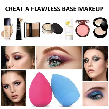 Makeup Svamp Skønhed Blender Puff med Tør og Våd til Flydende Creme Ansigt Foundation Pulver til at Gøre Op Svampe Kosmetik Værktøj Tilbehør images