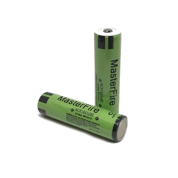 MasterFire 4stk/masse Ægte Beskyttet 18650 NCR18650BE 3200mah 3,7 V Genopladeligt Lithium Batteri Celle med PCB For Panasonic images