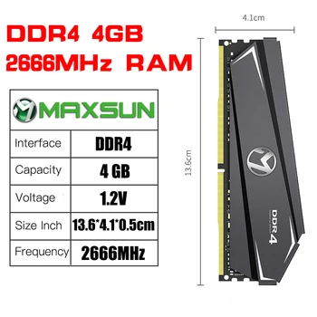 MAXSUN Fuld Nyt Bundkort Combo AM4 A320M.2-VH AMD DDR4 4G 2666MHz Hukommelse Ram CPU AM4 200GE VGA-Bundkort til Desktop images