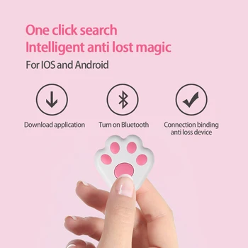 Mini Anti Tabt Alarm Tegnebog KeyFinder Smart Tag Bluetooth-kompatible Sporing GPS-Locator Nøglering Hund Barn Tracker Nøgle Søg images