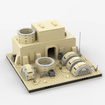 MOC Ørkenen kraftværk for en Modulars Tatooines Hus, Villa byggesten Mursten DIY Model Legetøj Til Børn, Dreng Gave 752pcs images