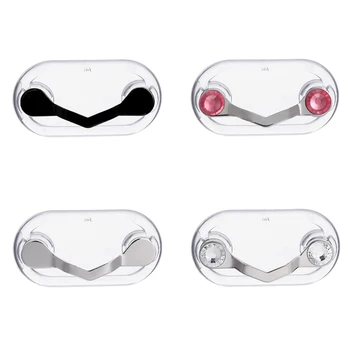 Multifunktions magnetlås Magnetiske Brille Holder Hænge Brocher Pin-Bat form Magnet Briller Headset Linje Klip Tøj Spænde images
