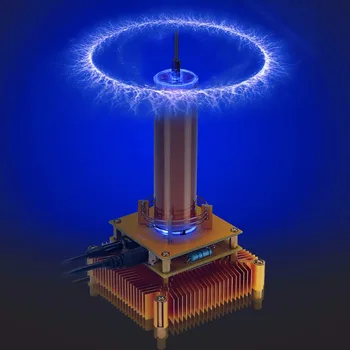 Musik Tesla Coil Plasma-Højttaler Trådløs Transmission Af Lyd Solid Power images
