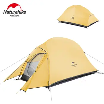 Naturehike Sky Op 2 Ultralet Telt Professionel fritstående 20D Nylon Med Gratis Mat Til Udendørs Camping Vandring images