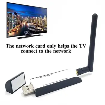 Ny WIFI USB Adapter RT3070 150Mbps USB 2.0-WiFi Wireless Antenne ekstern Kort T6V2 Netværk Med 802.11 n-Adapter M7A8 images