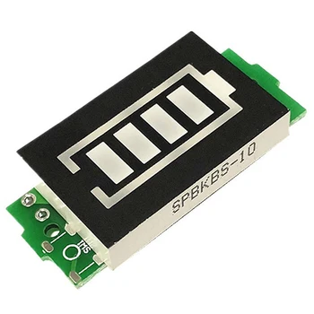 NYE 3'ER Serie Lithium Batteri Kapacitet Indikator Modul Blå Skærm 12.6 Batteri Tester Li-Po-Li-Ion images