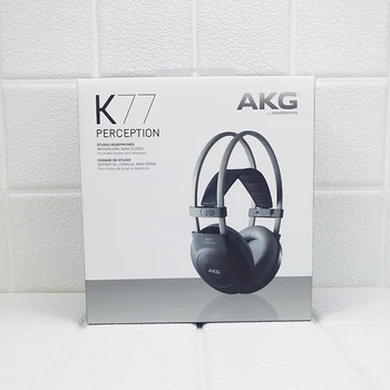 Nye AKG K77 Kabelforbundne Hovedtelefoner Headset Professionel Monitor til at Optage Musik Hi-Fi-Hovedtelefoner Støtte Officielle Test images