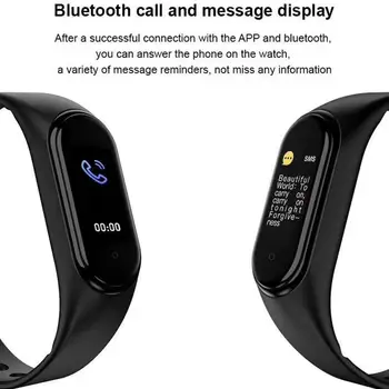 Nye M5 Smartwatch Armbånd Trænings-og Smart Armbånd Mænd Kvinder Sports Tracker puls, Blodtryk Armbånd til Adriod IOS images