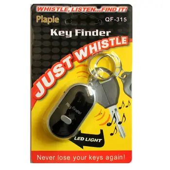 Nye Mini Smart Key Finder og Anti-tabte Fløjte Sensorer Nøglering Tracker LED Med Fløjte Klapper Locator Alarm Påmindelse Lokalisatorer images