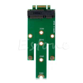 Nye mSATA-port til Mini PCI-E 3.0 SSD til M. 2 B-Tasten SATA Interface-Adapter-Kort images